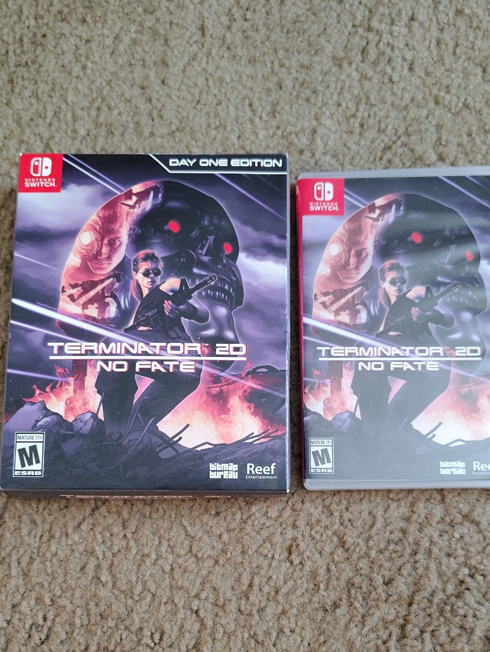 Nintendo Switch Terminator 2: No Fate - Black & Purple Cover (Day One Edition)